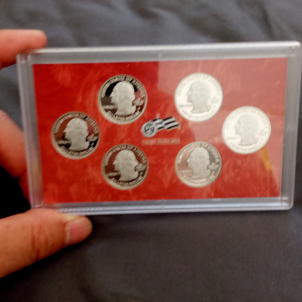 Proof Silver Quarter 70 Proof Gem - image 4